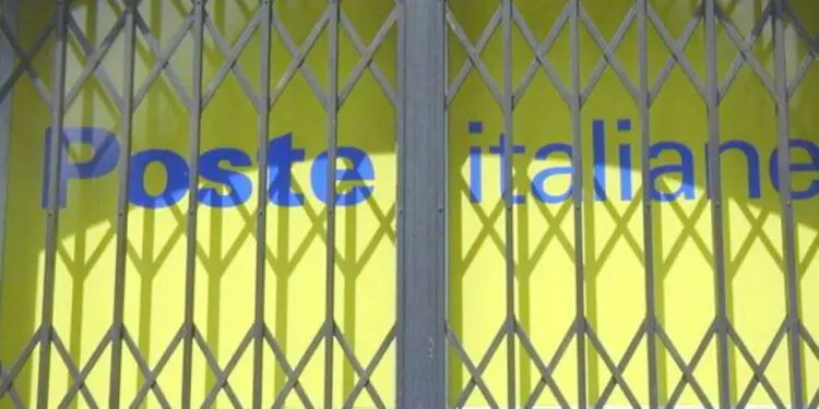 Chiusura estiva ufficio postale San Cesario di Lecce