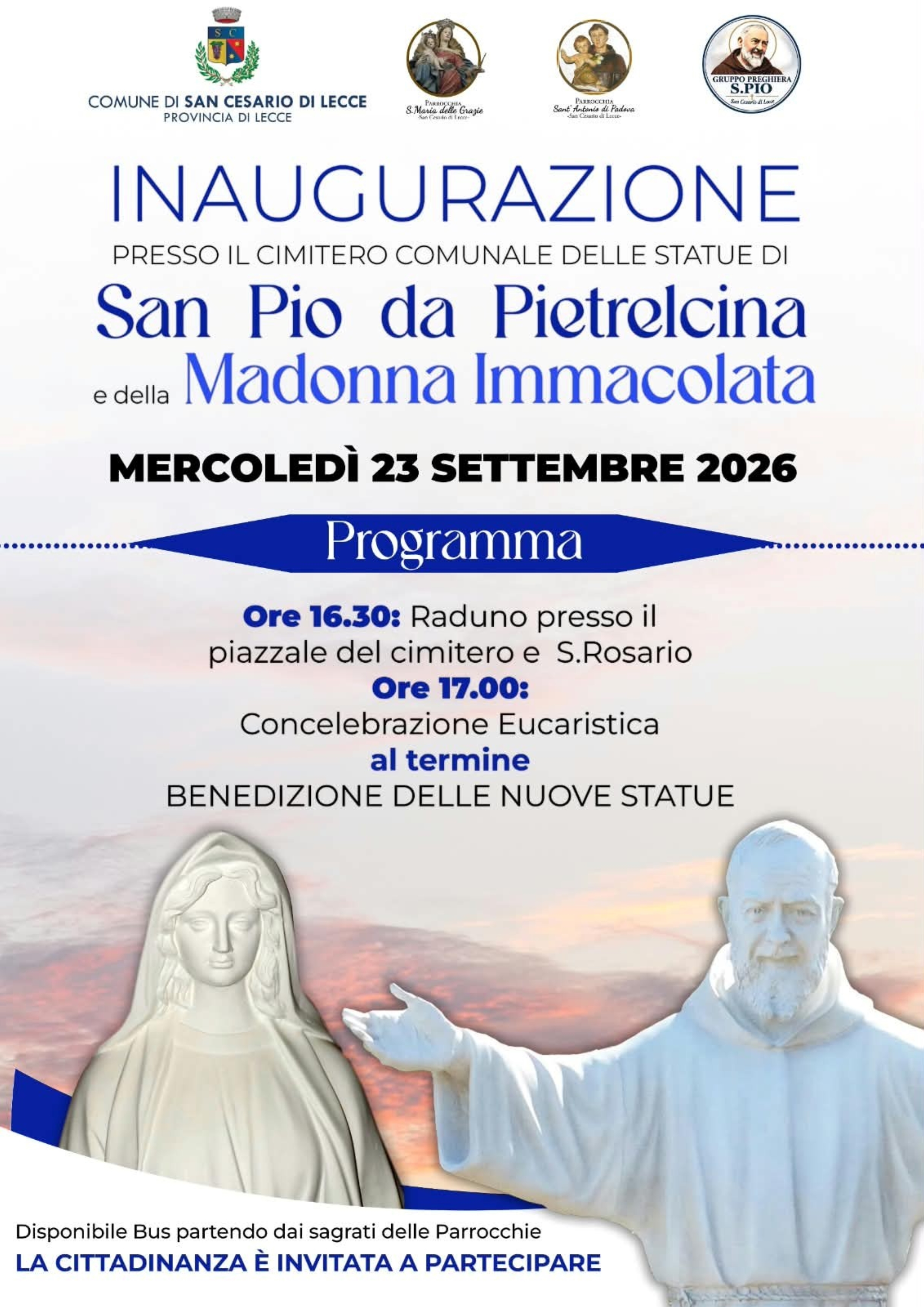 Inaugurazione 23 settembre 2026