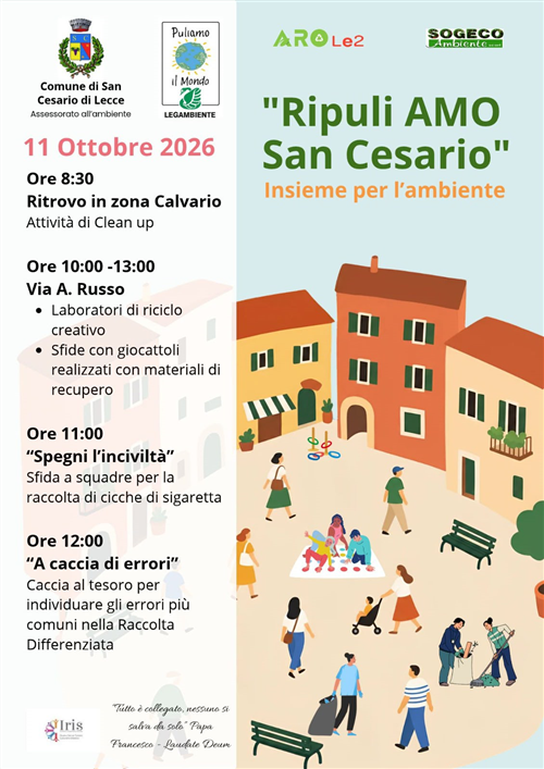 Ripuli â€¦AMO San Cesario Insieme per lambiente.