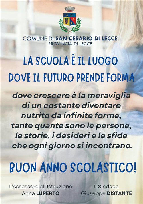 Buon Anno Scolastico 2026/2027