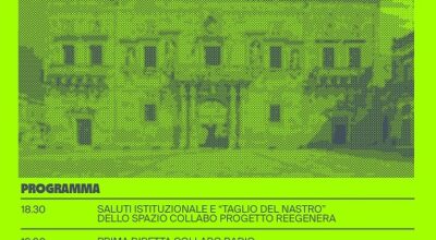 INAUGURAZIONE SPAZIO COLLABO – PROGETTO REGENERA