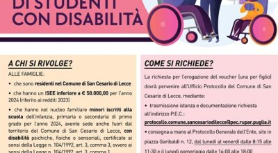 Voucher trasporto studenti disabili